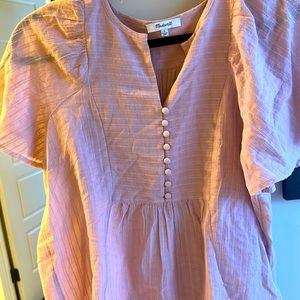 Madewell blouse, blush pink color, size small